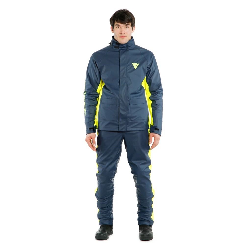 Dainese Storm 2 Unisex Jacket Black-Iris/Fluo-Yellow : Delivery in 5 days